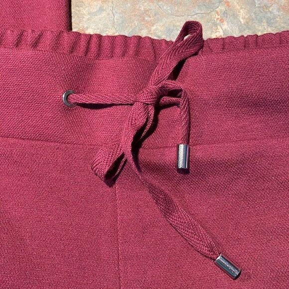 Time and Tru Lg (12-14) Burgundy Swear Pants with Pockets - Picture 3 of 7